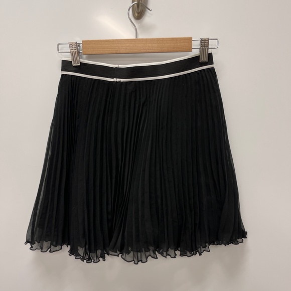 Abercrombie &‎ Fitch Sheer Pleated Elastic Waist Skirt Sz S - Picture 5 of 8
